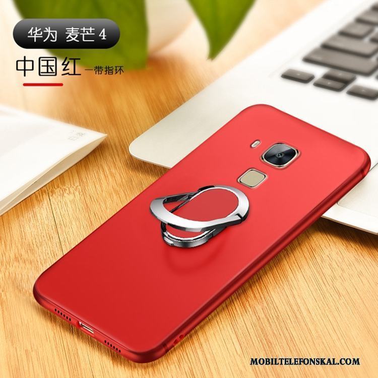 Huawei G7 Plus Skal Telefon Röd Silikon Mjuk Fodral Support