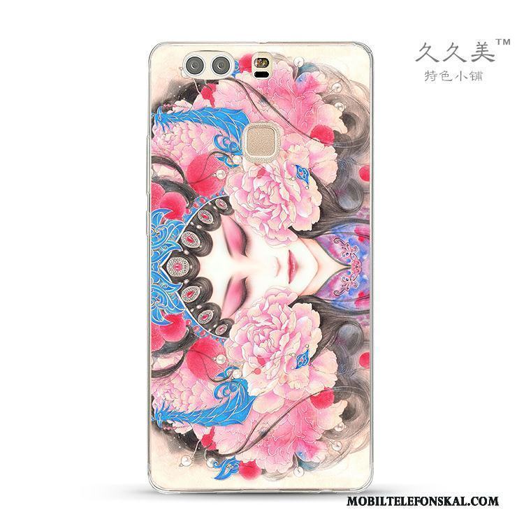 Huawei G9 Lite Skal Rosa Peking Opera Ungdom Hua Dan Kinesisk Stil Silikon Fodral