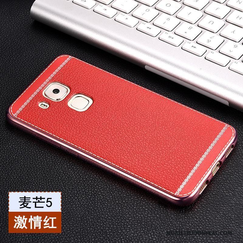 Huawei G9 Plus Röd Skydd Skal Fodral Fallskydd Mobil Telefon Silikon
