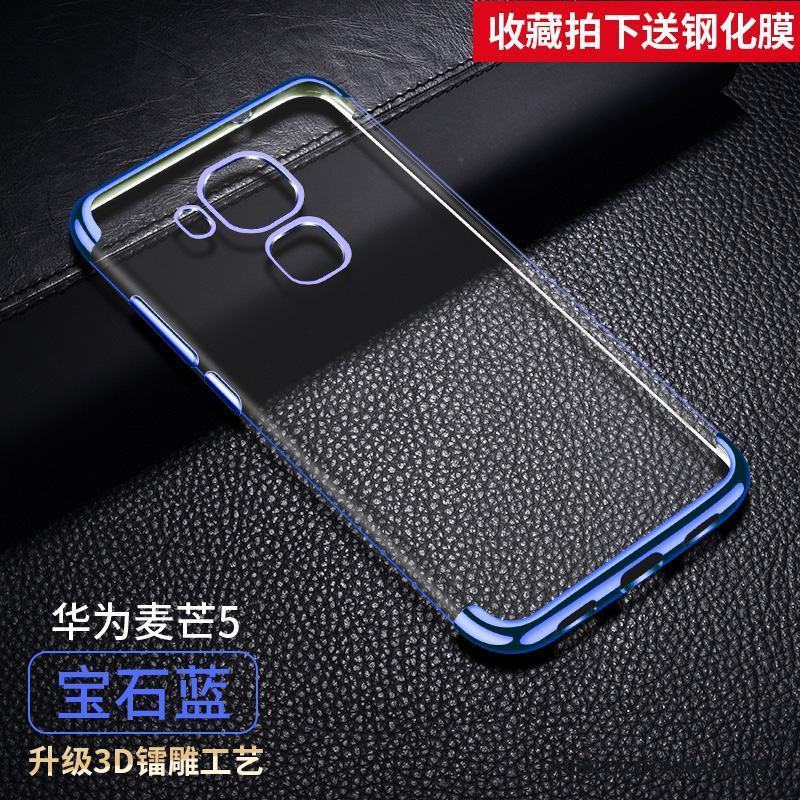 Huawei G9 Plus Skal Telefon Personlighet Blå Skydd Fodral Mjuk Silikon