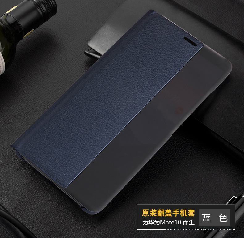 Huawei Mate 10 Fallskydd Clamshell Fodral All Inclusive Läderfodral Slim Skal Telefon