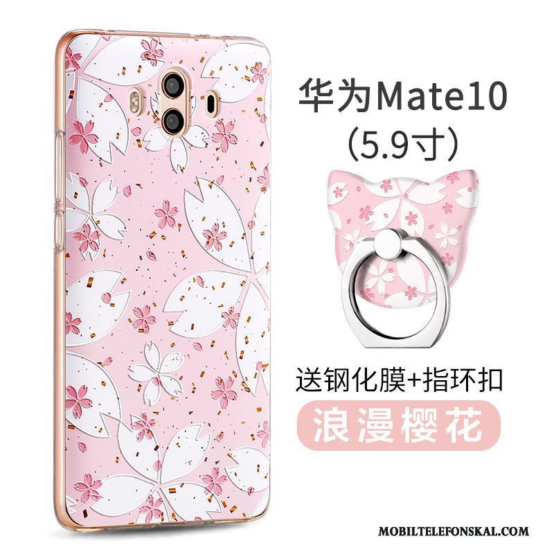 Huawei Mate 10 Fallskydd Fodral Skal Telefon Silikon Kreativa Rosa Personlighet