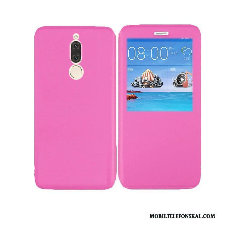 Huawei Mate 10 Lite Skydd Mjuk Rosa All Inclusive Fodral Skal Telefon Läderfodral