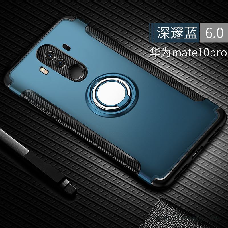 Huawei Mate 10 Pro Kreativa Silikon All Inclusive Fodral Fallskydd Blå Skal Telefon