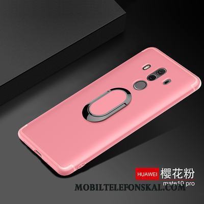 Huawei Mate 10 Pro Magnetic Skal Telefon Spänne Rosa Osynlig Mjuk Silikon