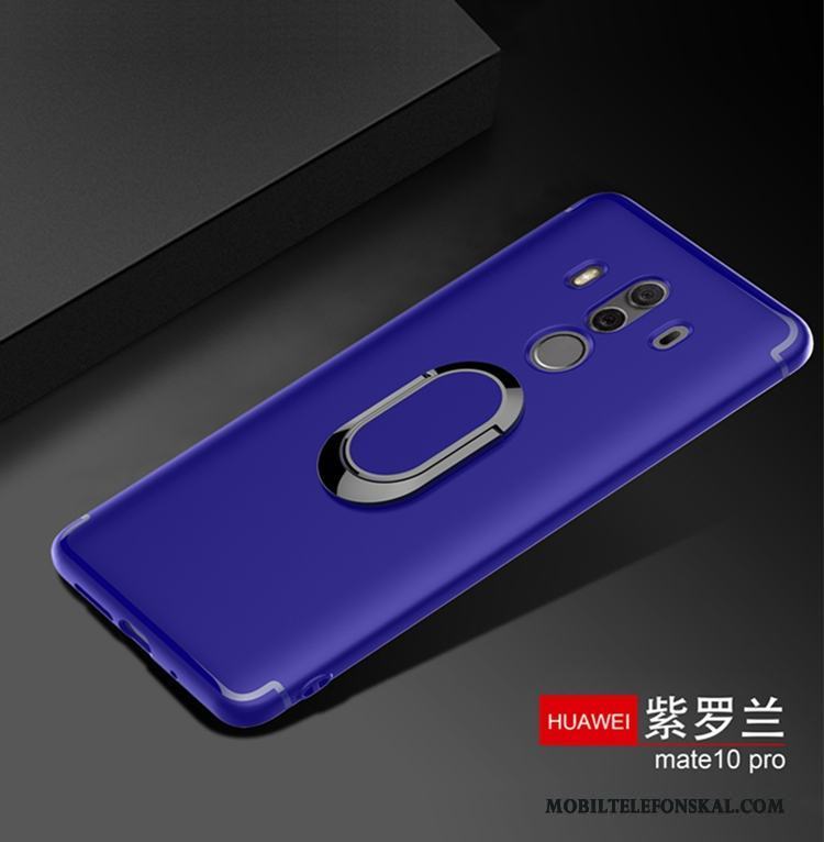 Huawei Mate 10 Pro Ring Blå Fodral Skydd Slim Skal Telefon
