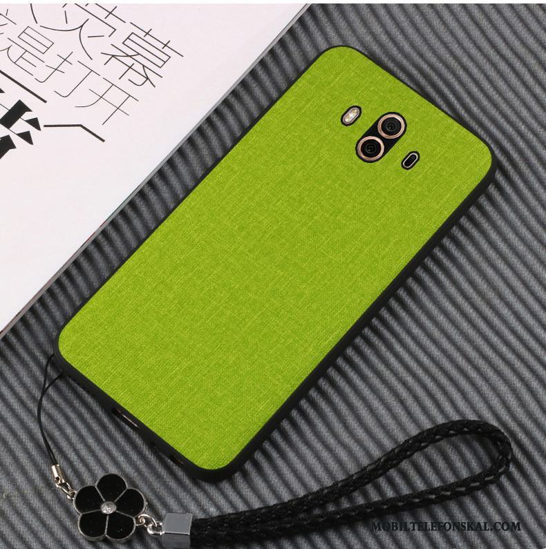 Huawei Mate 10 Silikon All Inclusive Fodral Mjuk Skydd Grön Skal Telefon