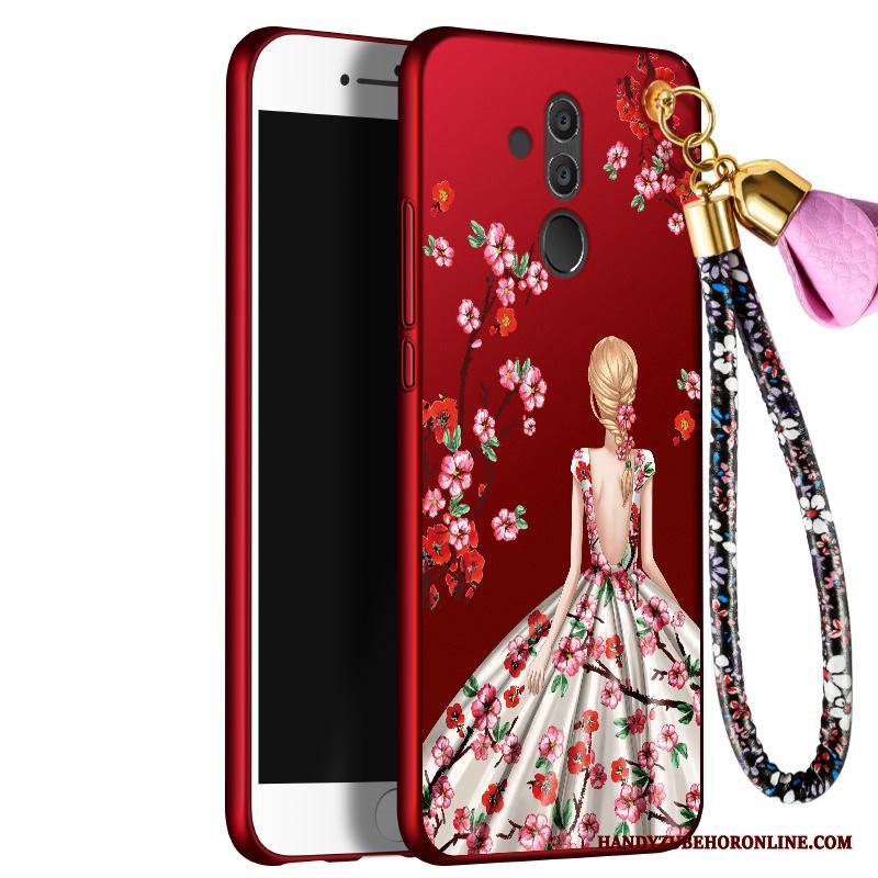 Huawei Mate 20 Lite All Inclusive Skärmskydd Film Mjuk Härdning Skal Telefon Fallskydd Röd