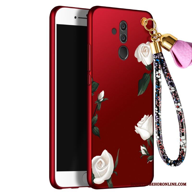 Huawei Mate 20 Lite Skydd Röd Fodral Fallskydd Skal Telefon All Inclusive Silikon