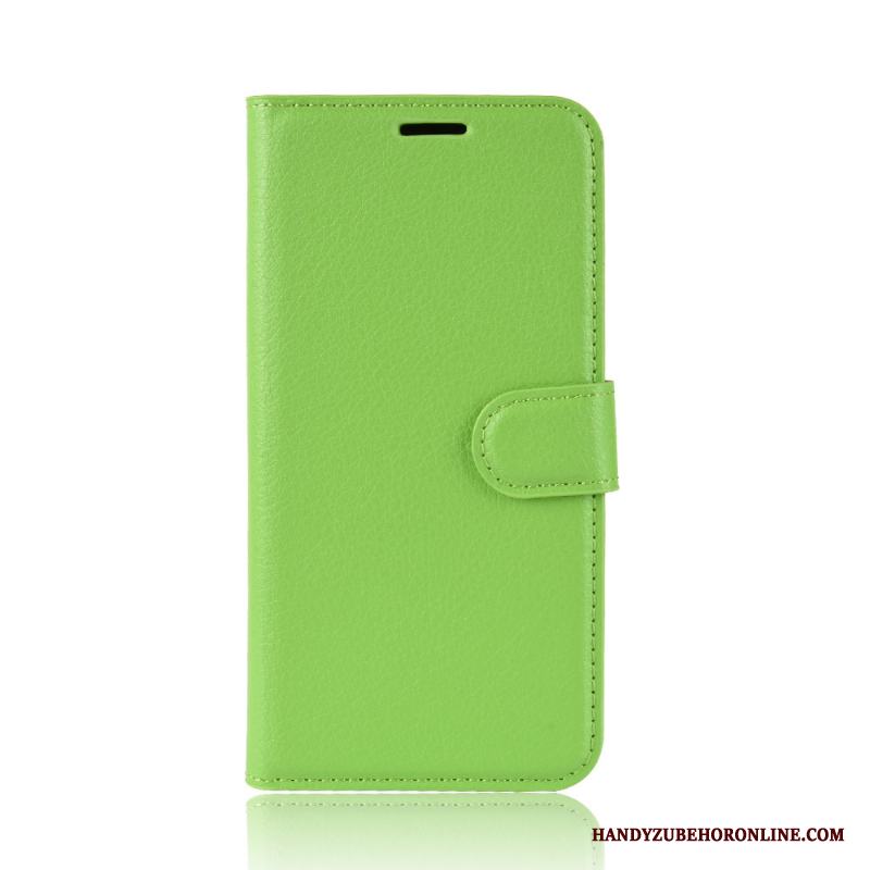 Huawei Mate 20 Pro Täcka Kort Skal Telefon Grön Plånbok Support Läderfodral