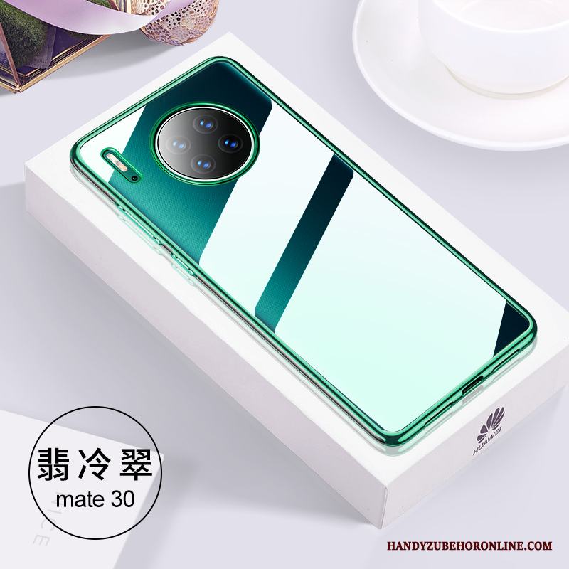 Huawei Mate 30 Grön Vind Skal Telefon Ny Net Red Fodral Transparent