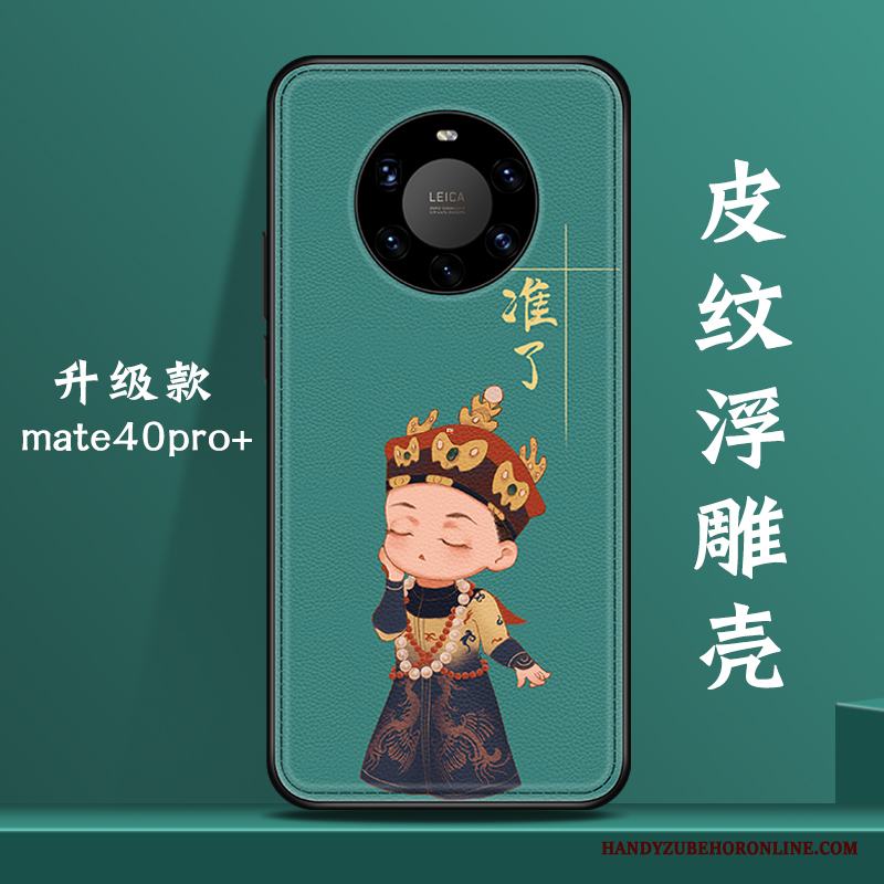 Huawei Mate 40 Pro+ Skal Fallskydd Ny Trend Varumärke Originalitet Grön Vind Kreativa