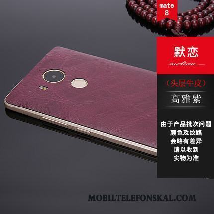 Huawei Mate 8 Frame Purpur Skydd Metall Slim Skal Telefon Fodral