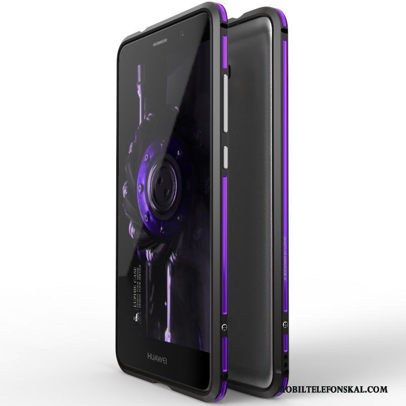 Huawei Mate 9 Fodral Fallskydd Metall Purpur Skal Telefon Trend Frame