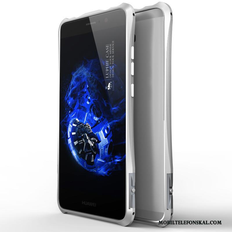 Huawei Mate 9 Fodral Skal Telefon Skydd Silver Metall Frame