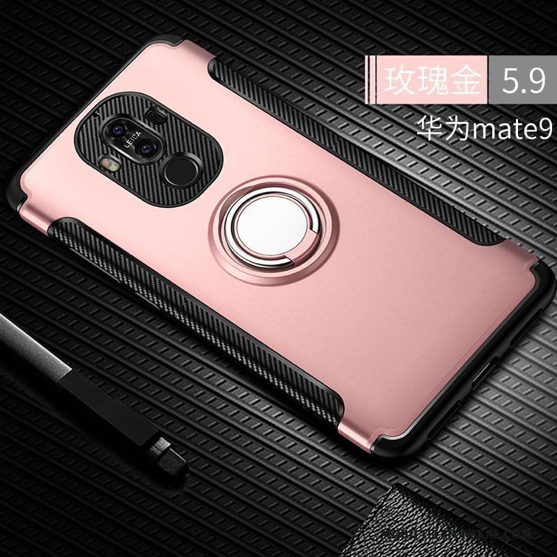 Huawei Mate 9 Kreativa Skal Telefon Silikon Fallskydd Fodral Rosa All Inclusive