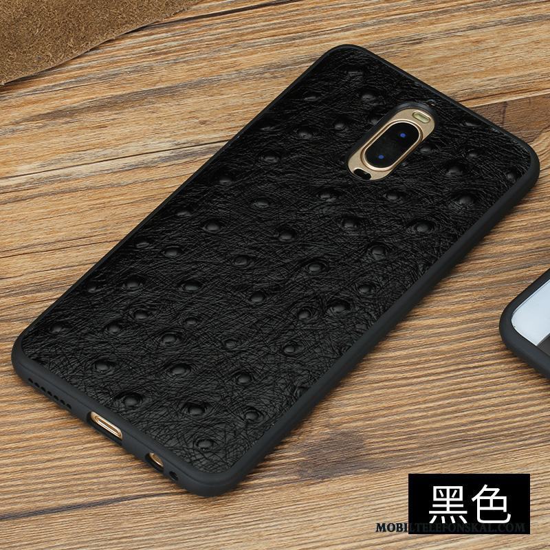Huawei Mate 9 Pro Läderfodral Skal Telefon Fallskydd All Inclusive Svart Trend Varumärke