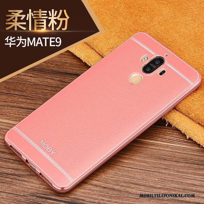 Huawei Mate 9 Silikon Slim Skydd Skal Telefon Fallskydd Rosa Mjuk