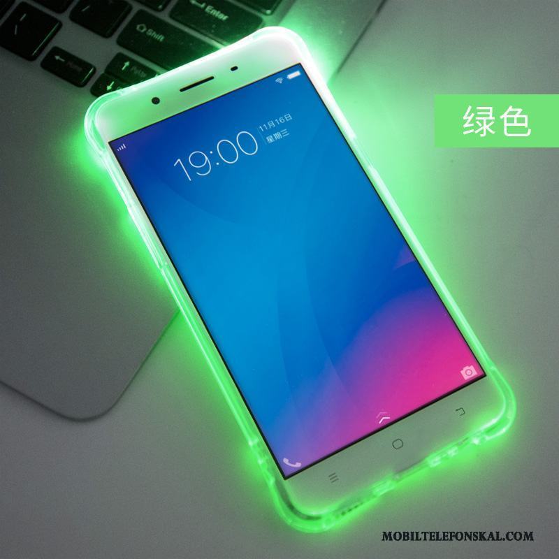 Huawei Mate S Anpassa Mjuk Silikon Skal Telefon Skydd Grön Mönster