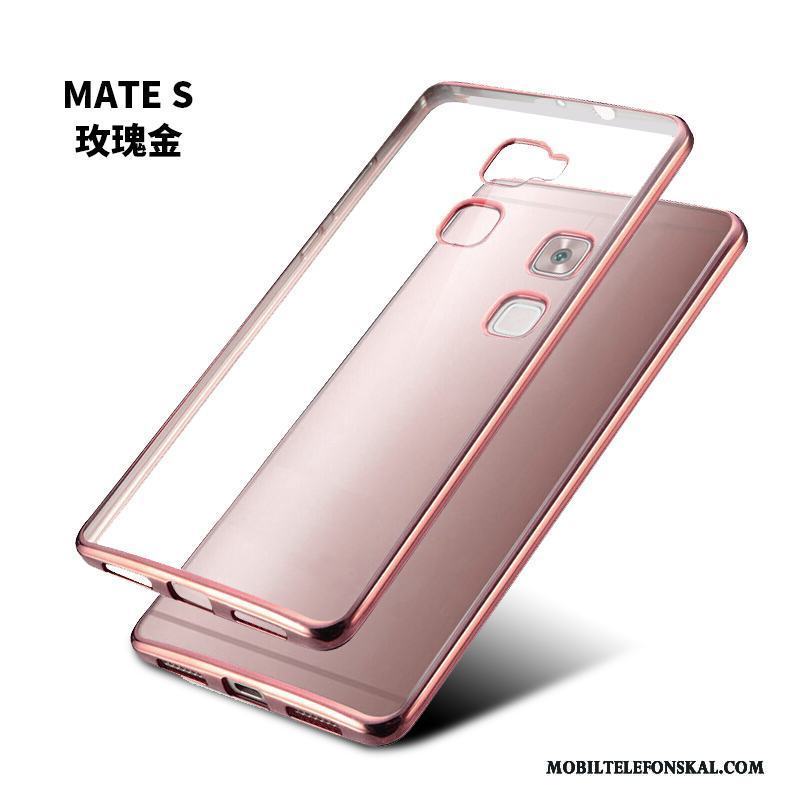 Huawei Mate S Mjuk Skal Fallskydd All Inclusive Rosa Guld Fodral Silikon