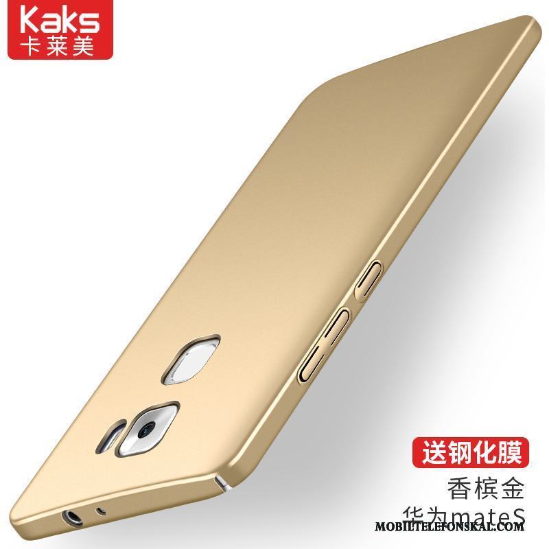 Huawei Mate S Skal All Inclusive Slim Silikon Fodral Guld Fallskydd Nubuck