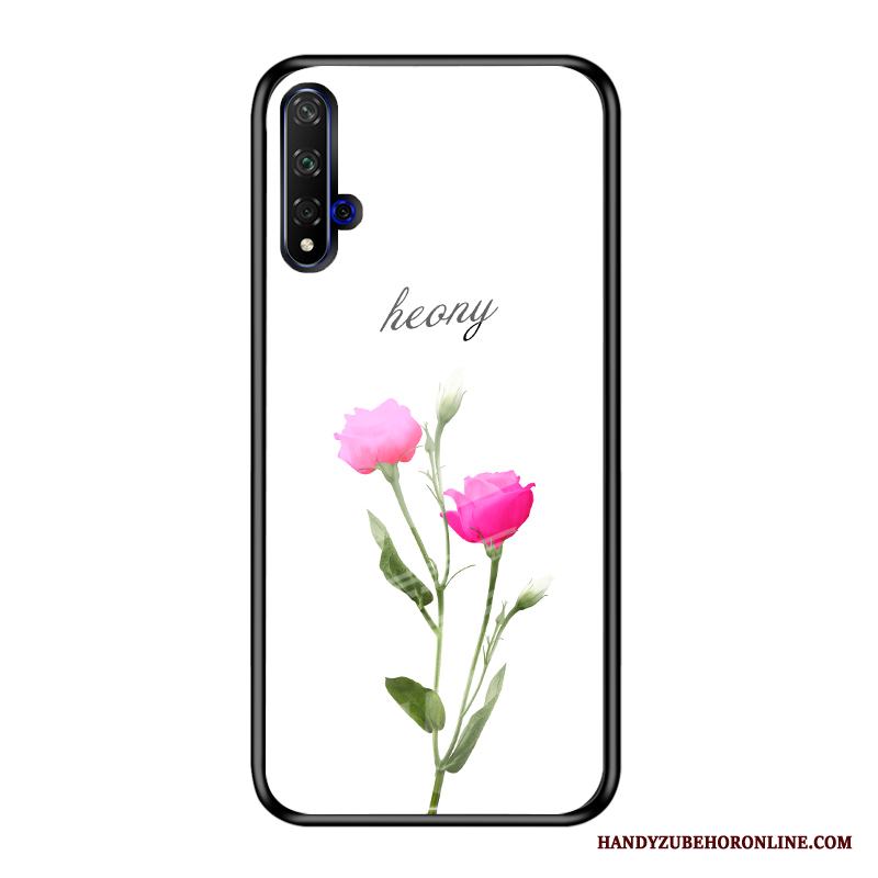 Huawei Nova 5t Personlighet Ny Blommor Trend Varumärke All Inclusive Skal Telefon Purpur