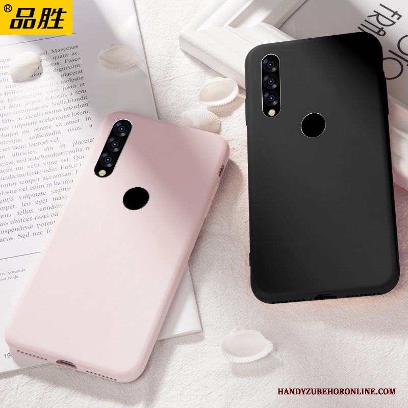 Huawei P Smart+ 2019 Fodral Tunn Gul Skal Telefon Fallskydd Mjuk Solid Färg