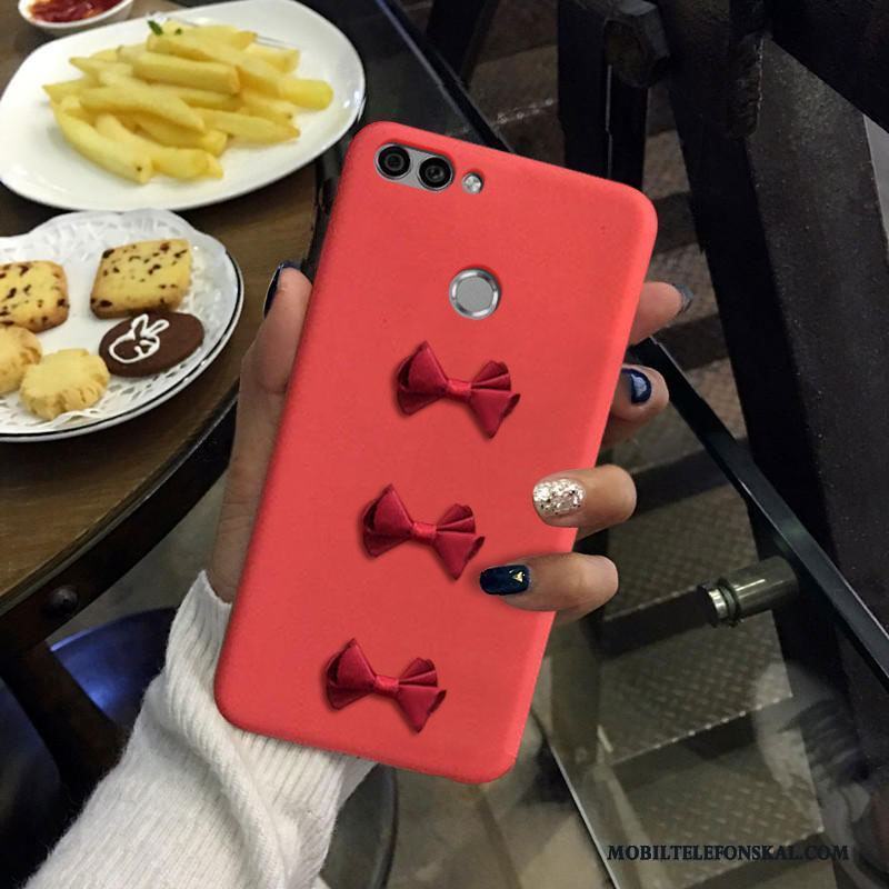 Huawei P Smart Kreativa Trend Röd Fallskydd Skal Telefon Silikon Mjuk