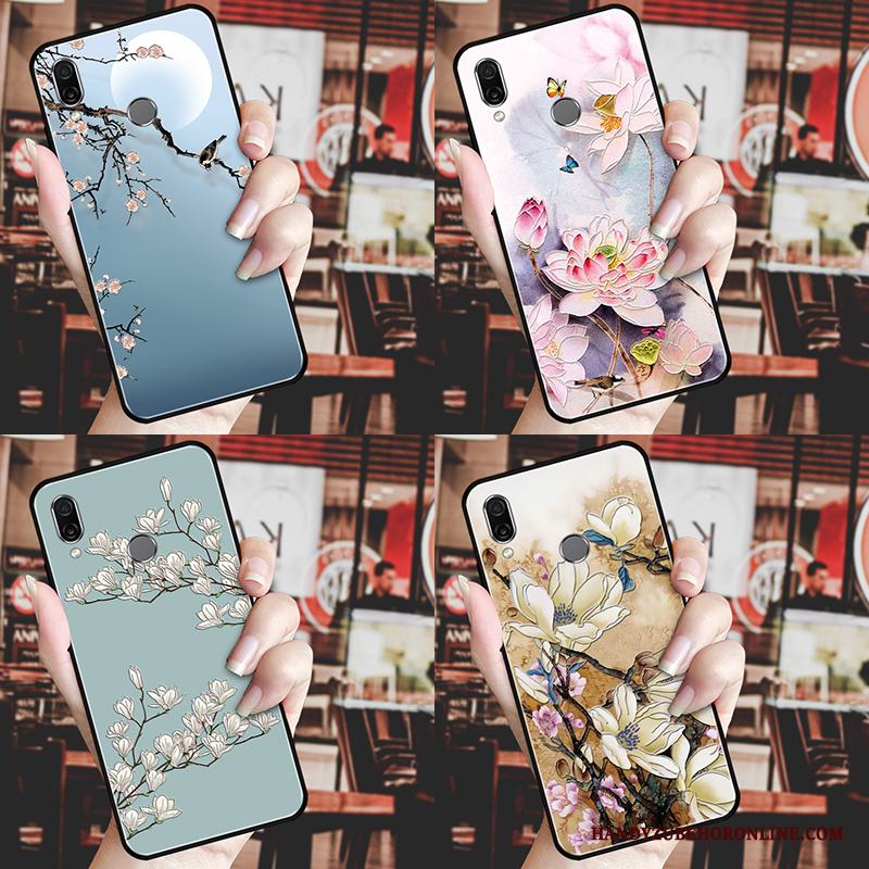Huawei P Smart Z Skal Mjuk Skydd Fallskydd Lättnad Fodral Blommor Kreativa