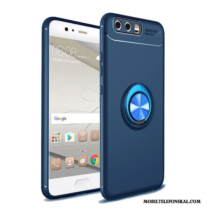 Huawei P10 Plus Skal Telefon Silikon Kreativa Skydd Fallskydd Blå Fodral