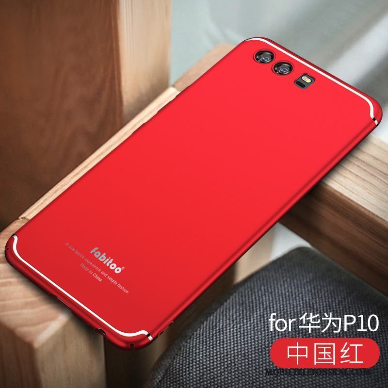 Huawei P10 Skal All Inclusive Nubuck Hård Trend Kreativa Röd Personlighet
