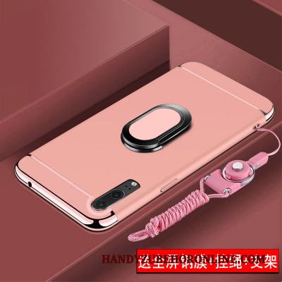 Huawei P20 All Inclusive Fallskydd Fodral Skal Telefon Rosa Personlighet Nubuck