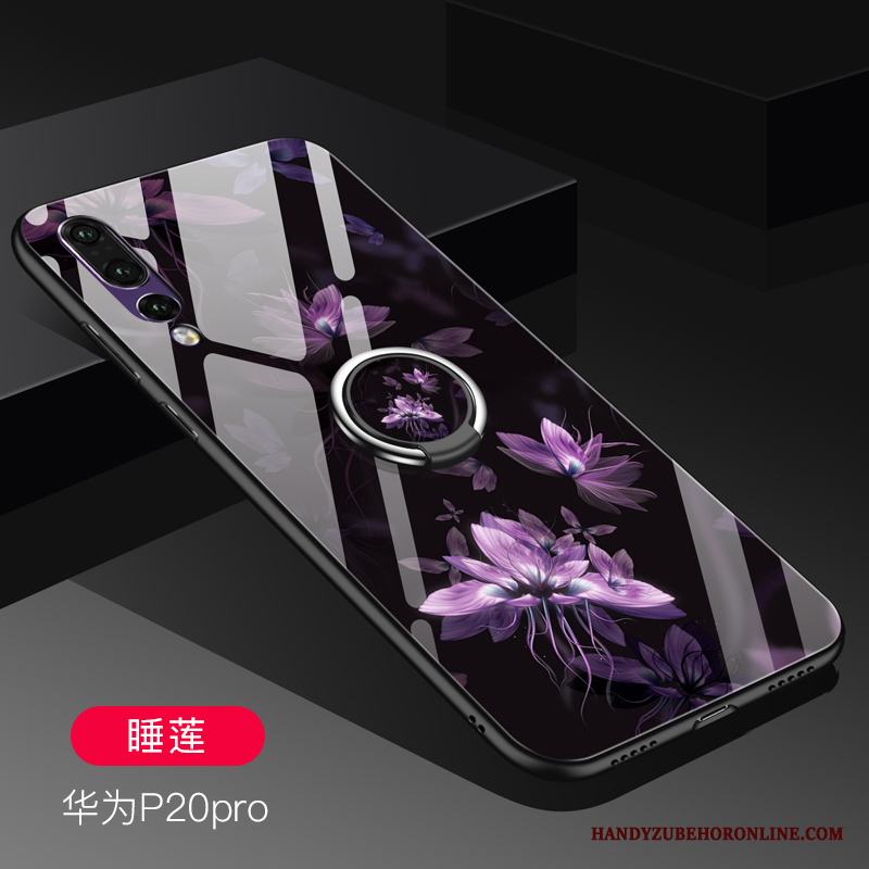 Huawei P20 Pro Skydd Fodral Net Red Skal Telefon Glas Purpur Trend