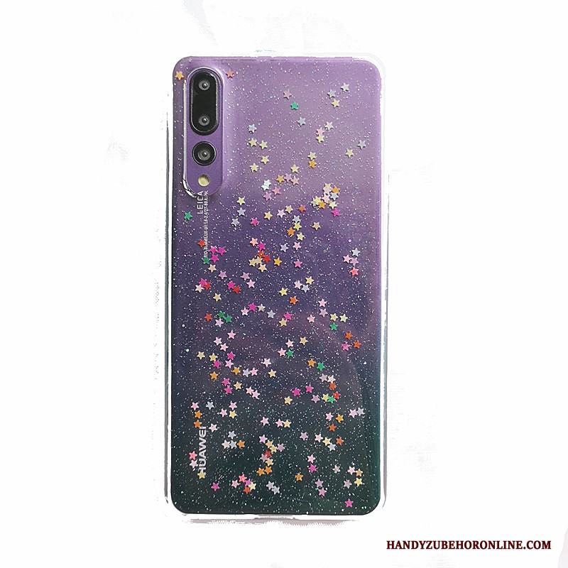 Huawei P20 Pro Trend Transparent Stjärna Fallskydd Skal Telefon Kreativa Mjuk