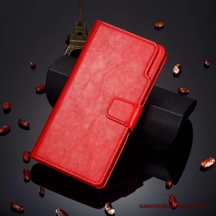 Huawei P30 Enkel Mjuk Kort Skal Telefon Fallskydd Täcka Röd