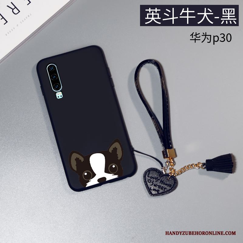 Huawei P30 Par Vacker Tecknat Nubuck Trend Varumärke Personlighet Skal Telefon