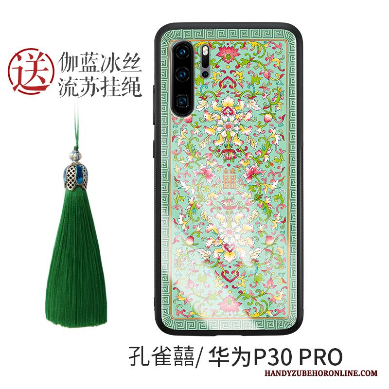 Huawei P30 Pro Silikon Glas Fallskydd Skal Telefon All Inclusive Trend Personlighet