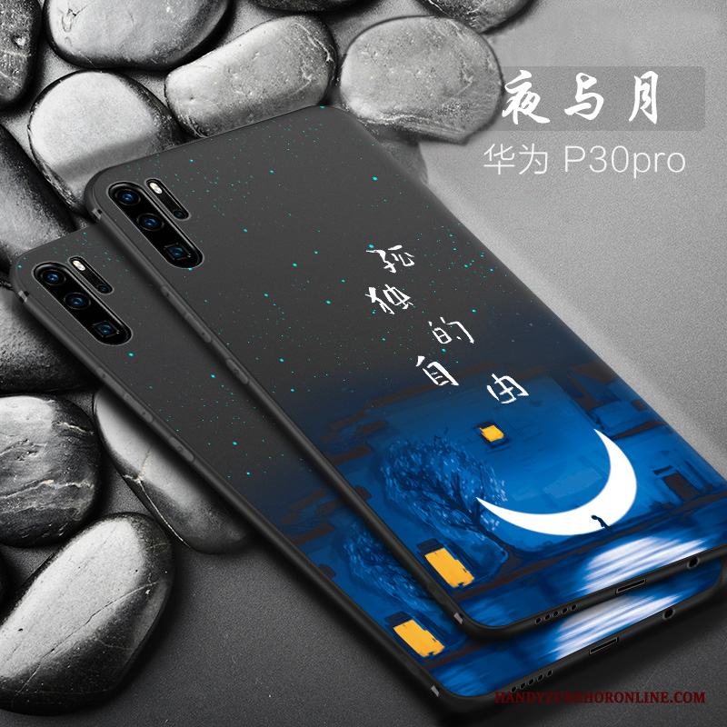 Huawei P30 Pro Skal All Inclusive Net Red Fallskydd Kreativa Silikon Liten Nubuck