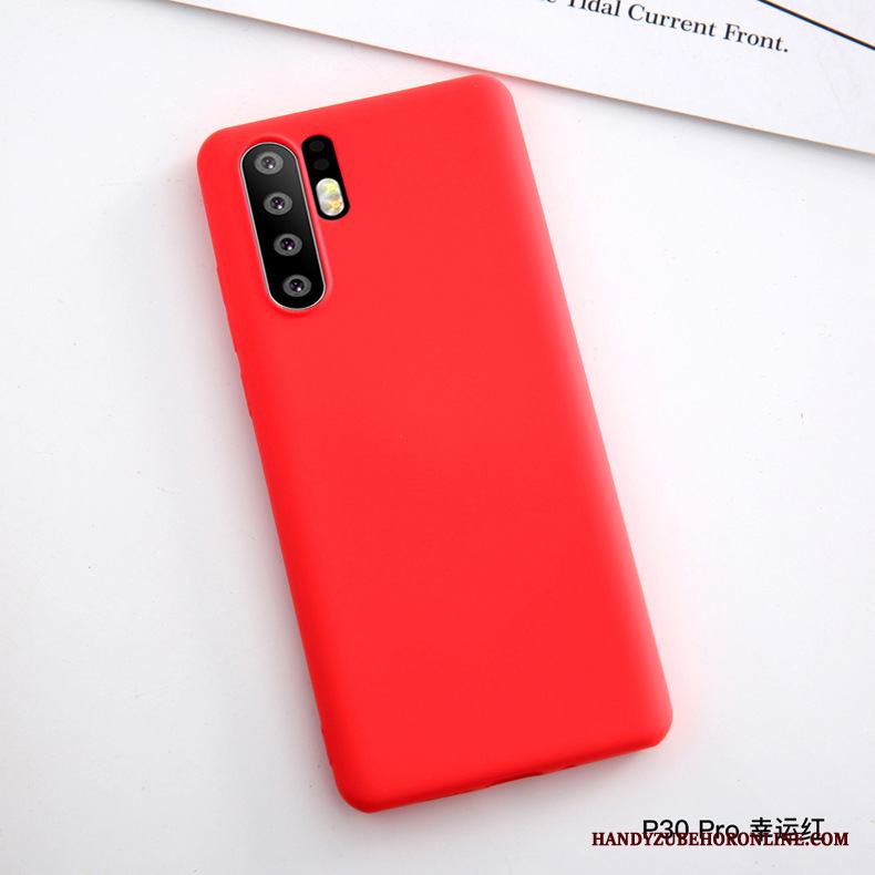 Huawei P30 Pro Slim Röd Skal Telefon All Inclusive Fodral Skydd Fallskydd