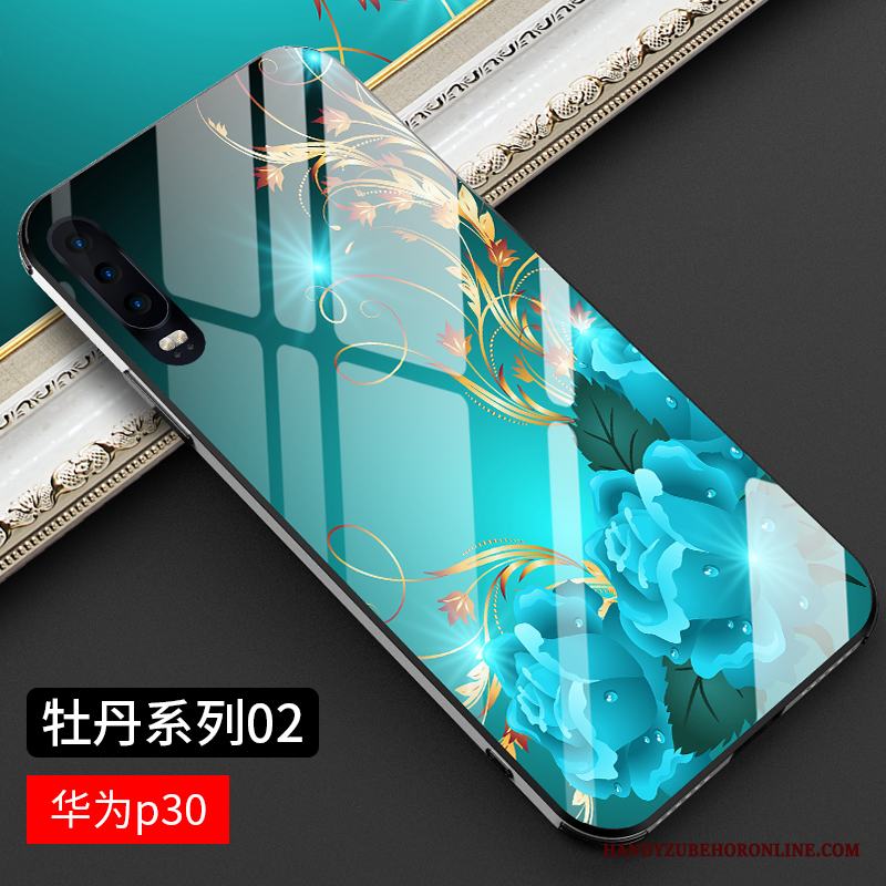 Huawei P30 Skal All Inclusive Högt Utbud Ny Glas Personlighet Skydd Mode