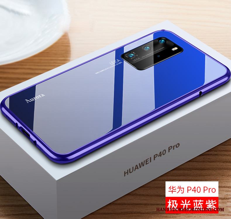 Huawei P40 Pro Skal Frame Lyxiga Personlighet Slim All Inclusive Fodral Kreativa