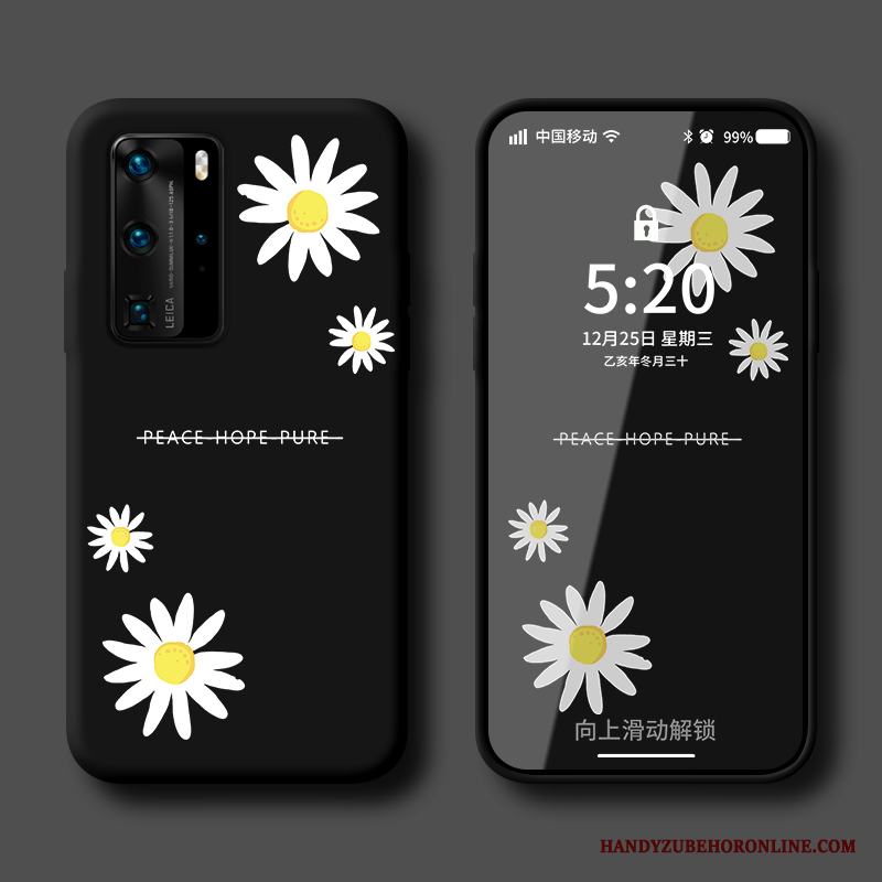 Huawei P40 Pro Skal Net Red All Inclusive Personlighet Kreativa Vacker Svart Silikon