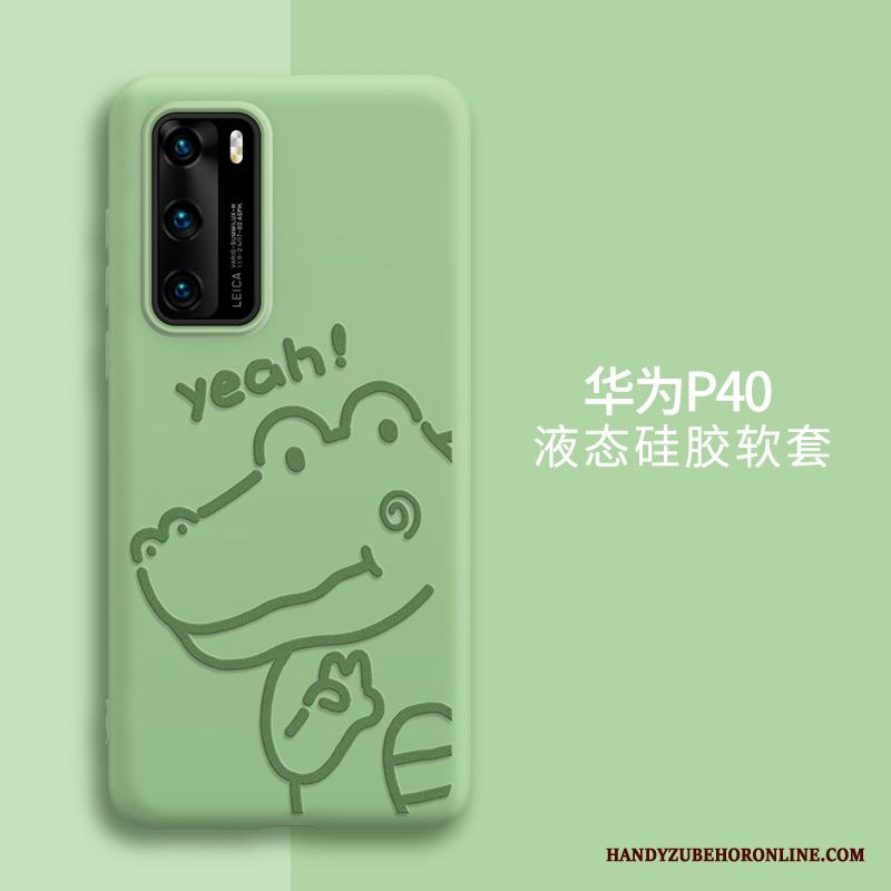 Huawei P40 Skal Telefon Silikon Fodral Skydd Kreativa Vacker Personlighet