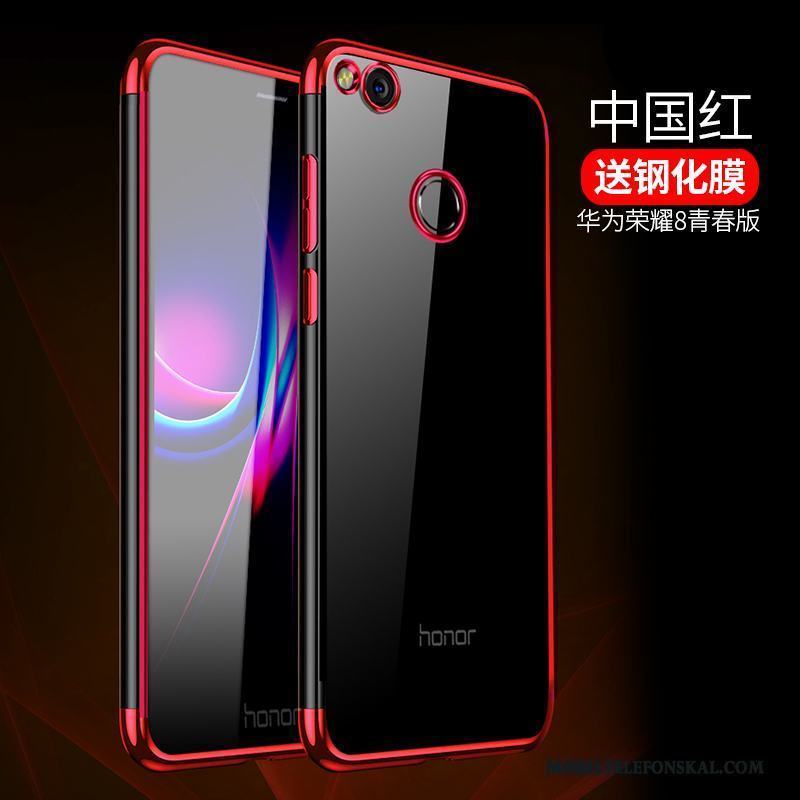Huawei P8 Lite 2017 Mjuk Silikon Slim Röd Fodral Skal Telefon Ungdom