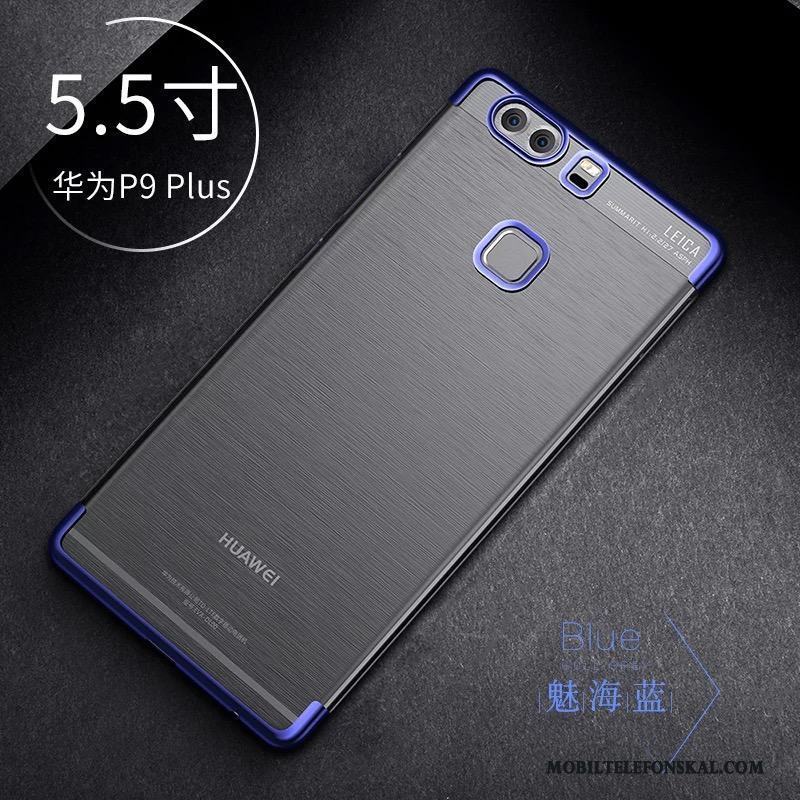 Huawei P9 Plus Fallskydd Skal Telefon Mjuk Silikon Transparent Slim Mobil Telefon