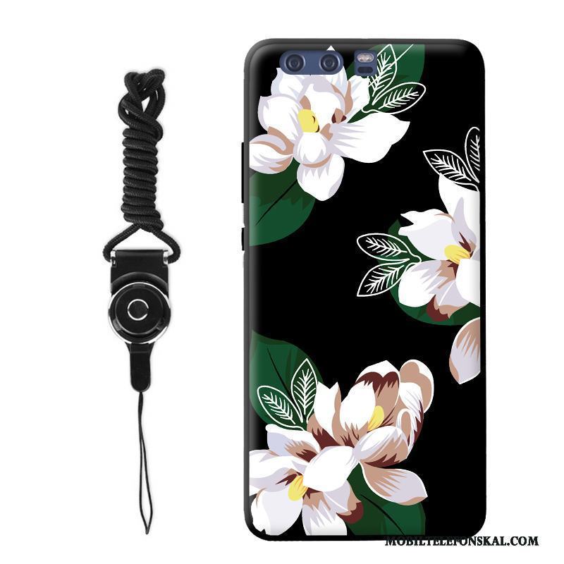 Huawei P9 Plus Kreativa Blommor Trend Varumärke Hängsmycken Personlighet Skal Telefon Retro