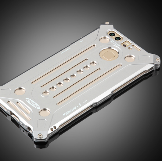Huawei P9 Plus Silver Frame Skal Skydd Fodral Metall Telefon
