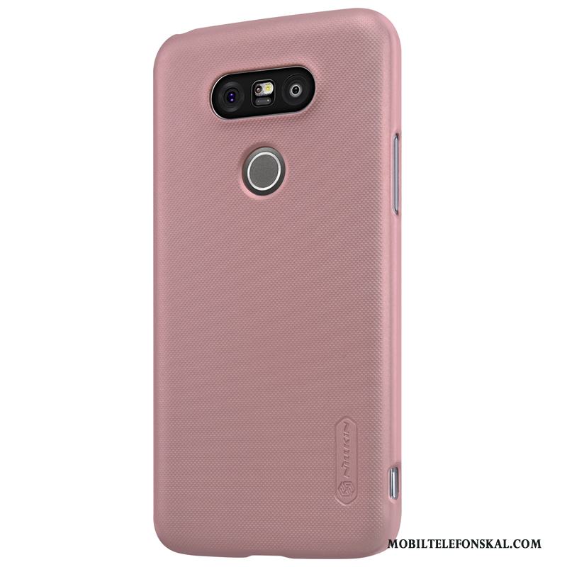 Lg G5 Skydd Skal Telefon Guld Nubuck Rosa Guld Fodral