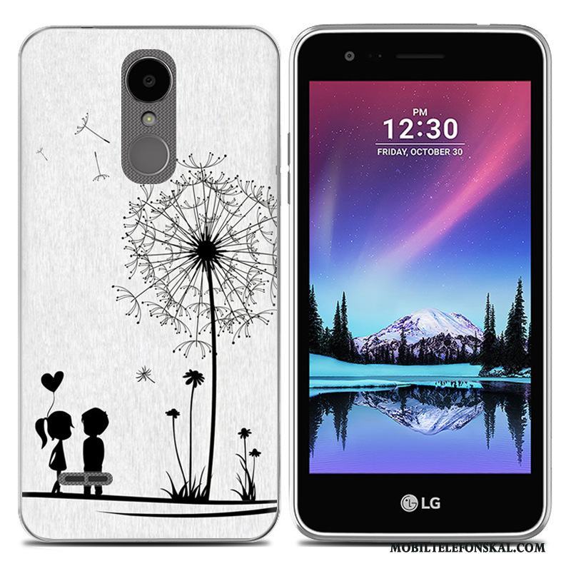 Lg K4 2017 Vit Mobil Telefon Tecknat Skal Fodral Mjuk All Inclusive