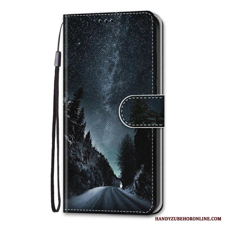 Läderfodral Samsung Galaxy S21 Plus 5G Mystisk Natur